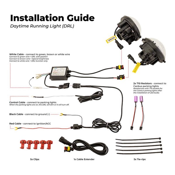 Drl, varselljus, Fram Autostyle DL BMD08 AutoStyle