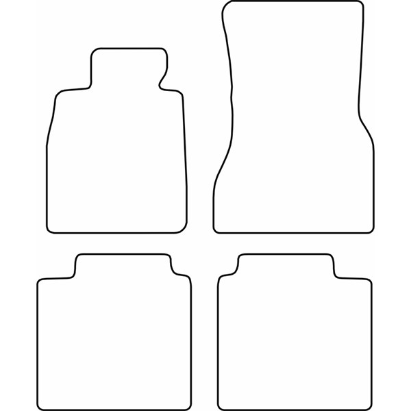 Textilmatta, kupé, Fram eller bak Autostyle TM BM569V AutoStyle