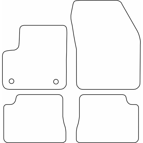 Textilmatta, kupé, Fram eller bak Autostyle TM JE511 AutoStyle Textilmatta, kupé, Fram eller bak Autostyle TM JE511 AutoStyle