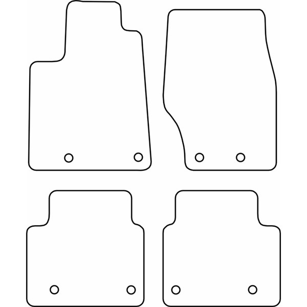 Textilmatta, kupé, Fram eller bak Autostyle TM JE512V AutoStyle Textilmatta, kupé, Fram eller bak Autostyle TM JE512V AutoStyle