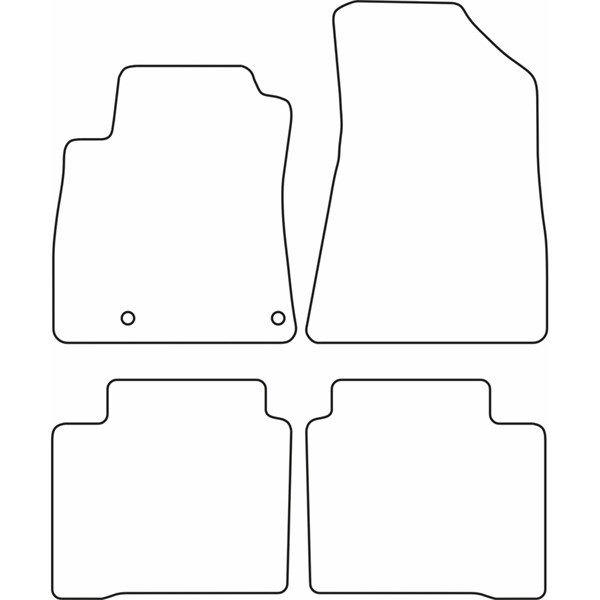 Textilmatta, kupé, Fram eller bak Autostyle TM KI556 AutoStyle Textilmatta, kupé, Fram eller bak Autostyle TM KI556 AutoStyle
