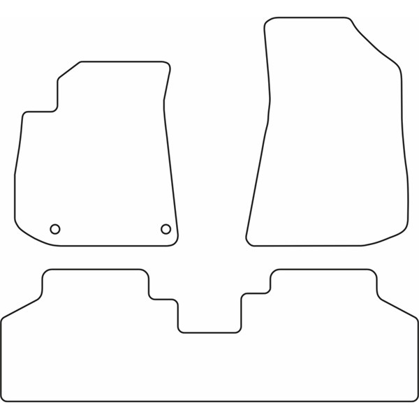 Textilmatta, kupé, Fram eller bak Autostyle TM KI557V AutoStyle