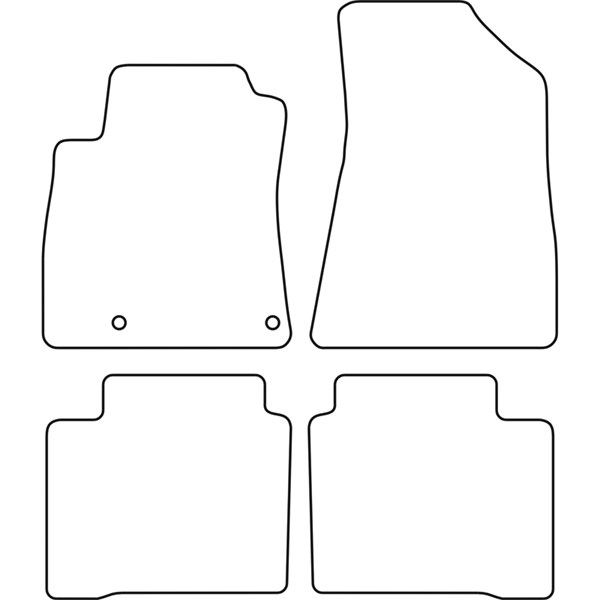 Textilmatta, kupé, Fram eller bak Autostyle TM KI558 AutoStyle Textilmatta, kupé, Fram eller bak Autostyle TM KI558 AutoStyle