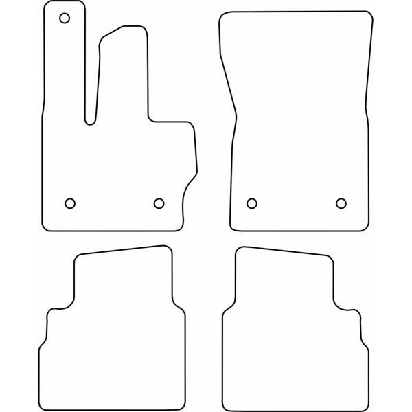 Textilmatta, kupé, Fram eller bak Autostyle TM ME575V AutoStyle