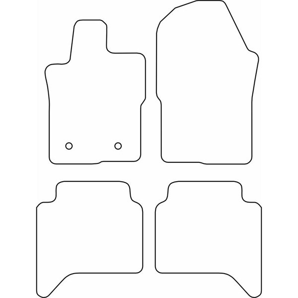 Textilmatta, kupé, Fram eller bak Autostyle TM VW586V AutoStyle