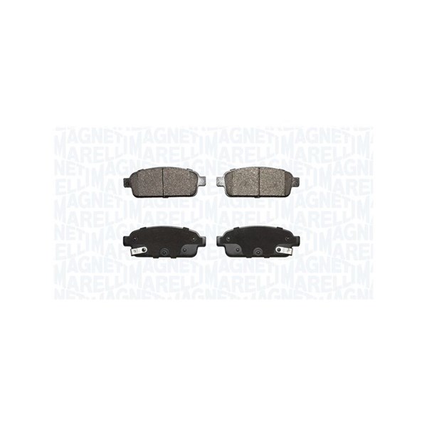 Bromsbeläggsats, Bakaxel Magneti marelli 363916060433 MAGNETI MARELLI