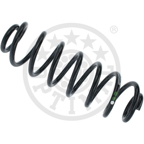 Spiralfjäder, Bakaxel