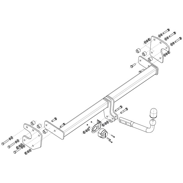 Dragkrok, Avtagbar Kia Ev6 (cv) Steinhof K-101 Steinhof