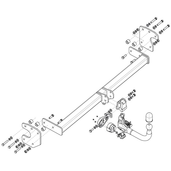 Dragkrok, Avtagbar Kia Ev6 (cv) Steinhof K-102 Steinhof