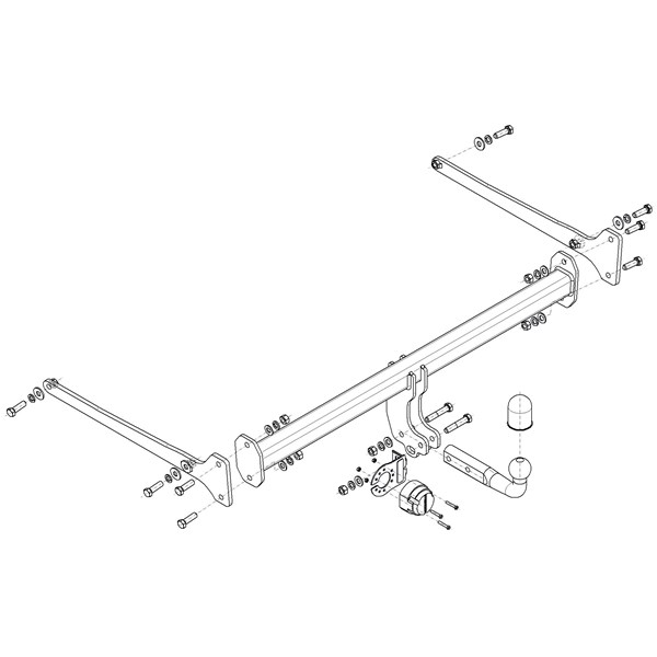Dragkrok, Avtagbar Toyot Yaris Cross (mxp_) Steinhof T-236 Steinhof