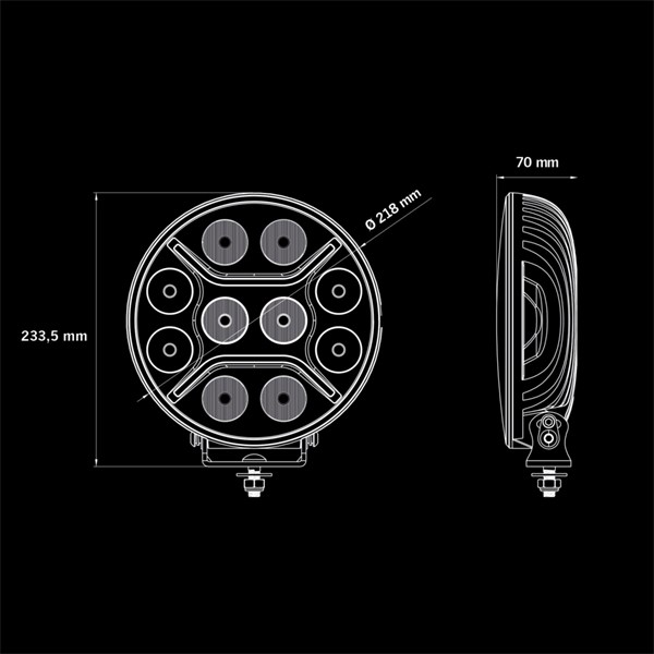 Extraljus Dark Knight Intense 9″ Led Strands lighting division 27 Strands Lighting Division
