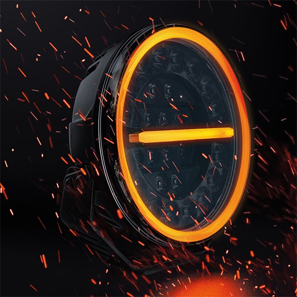 Driving Light 9" Svart Extraljus Firefly Strands lighting divisio Strands Lighting Division