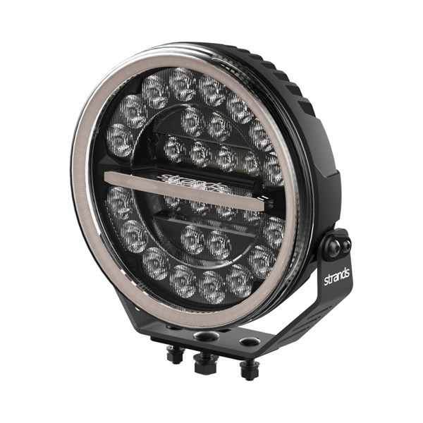 Driving Light 9" Svart Extraljus Firefly Strands lighting divisio Strands Lighting Division