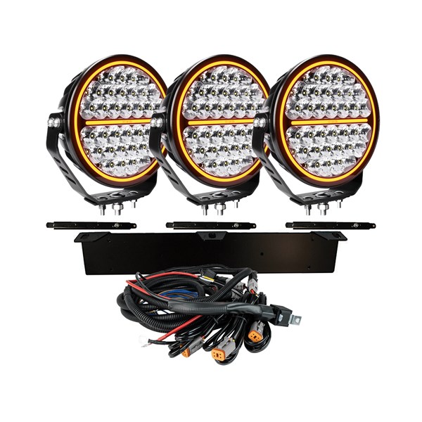 Extraljus Komplett Kit 3x Siberia Night Ranger 9″ Led Strands lig Strands Lighting Division