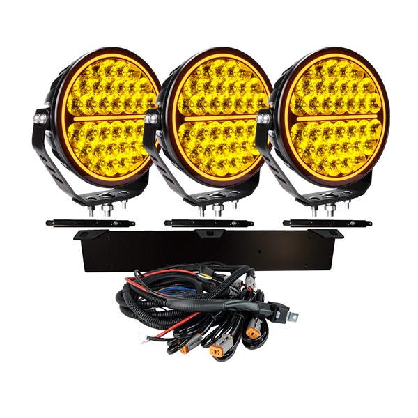 Extraljus Komplett Kit 3x Siberia Br 9″ Led Strands lighting divi Strands Lighting Division