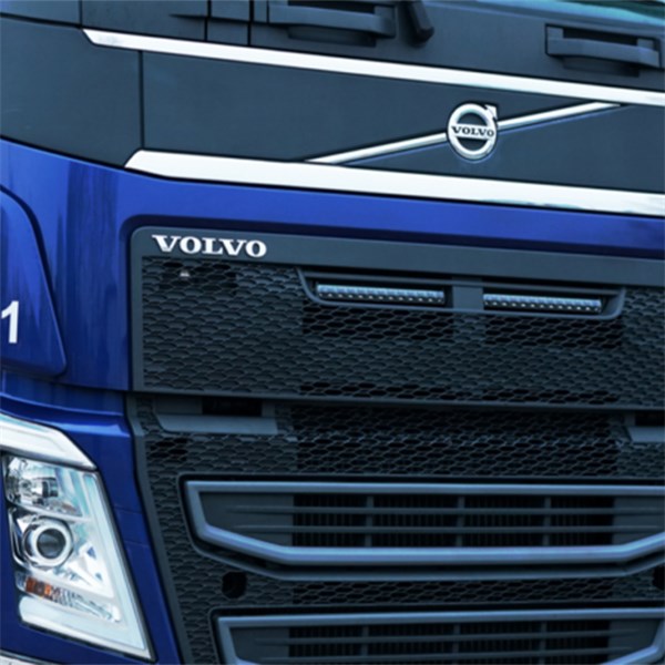 Led-rampspaket Nuuk Black 2x 14" Volvo Fh 2012-2020 Grill Strands Strands Lighting Division