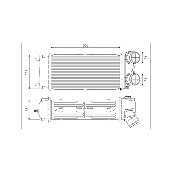Intercooler Valeo 817845 VALEO