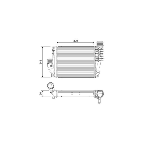 Intercooler Valeo 818304 VALEO