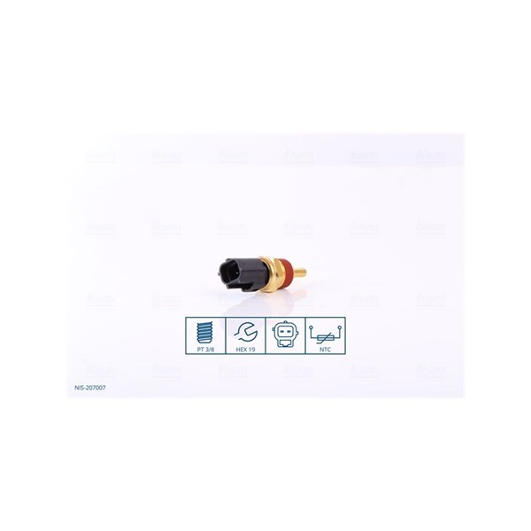 Kylvätsketemperatur-sensor Nissens 207007 NISSENS