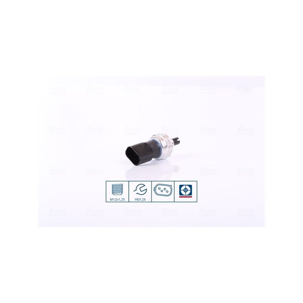 Tryckswitch, klimatanläggning 12V Nissens 301080 NISSENS