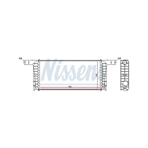 Kylare, motorkylning, Mitt Nissens 606695 NISSENS Kylare, motorkylning, Mitt Nissens 606695 NISSENS