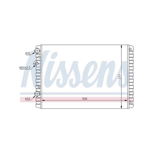 Kylare, motorkylning Nissens 652321 NISSENS