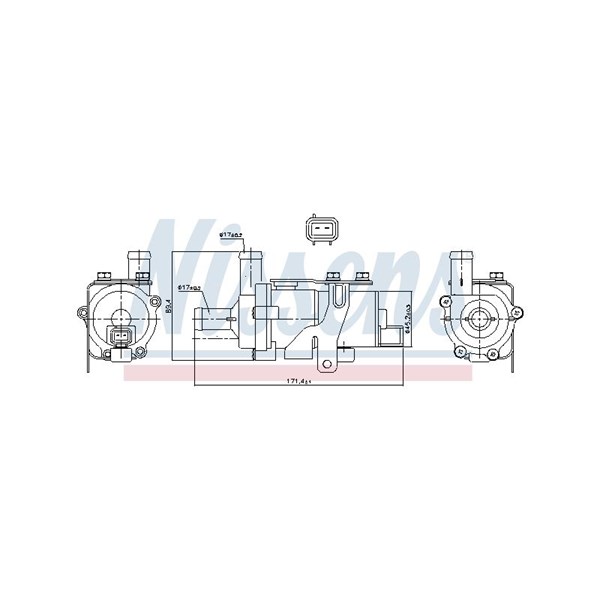 Vattenpump 12V Nissens 831114 NISSENS Vattenpump 12V Nissens 831114 NISSENS