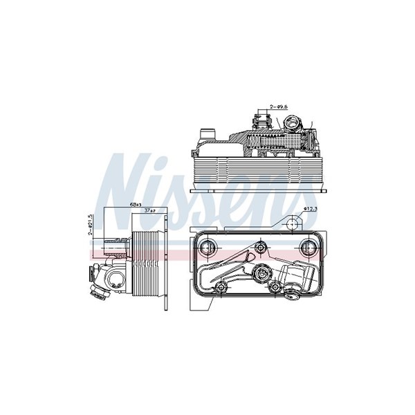 Oljekylare, automatisk transmission Nissens 90870 NISSENS Oljekylare, automatisk transmission Nissens 90870 NISSENS