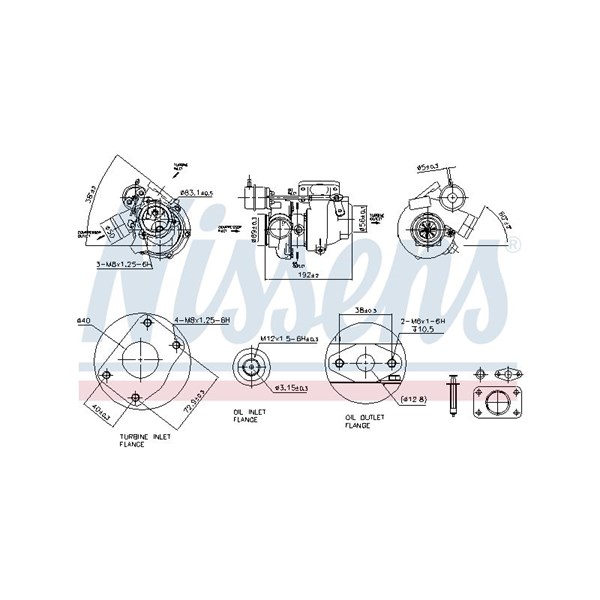 Turbo Nissens 93040 NISSENS