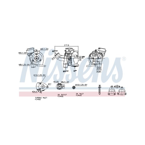 Turbo Nissens 93083 NISSENS