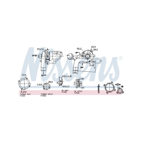 Turbo Nissens 93221 NISSENS