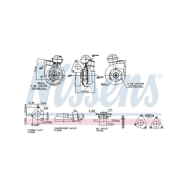 Turbo Nissens 93229 NISSENS