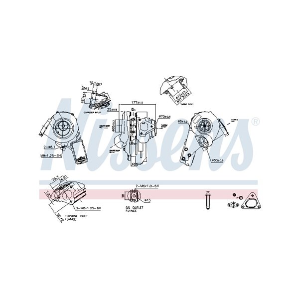 Turbo Nissens 93273 NISSENS Turbo Nissens 93273 NISSENS