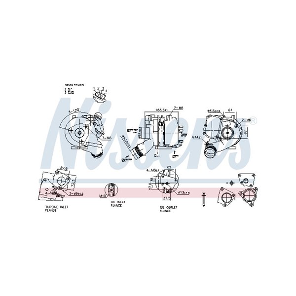 Turbo Nissens 93280 NISSENS