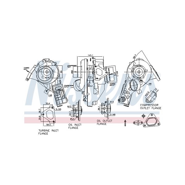 Turbo Nissens 93343 NISSENS