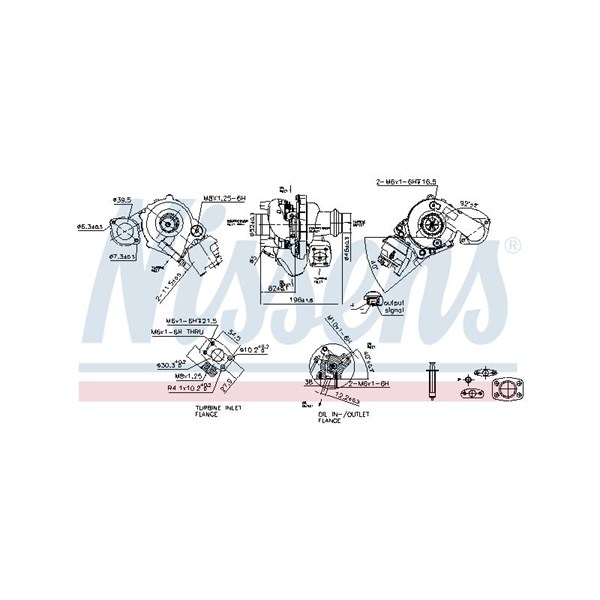 Turbo Nissens 93421 NISSENS