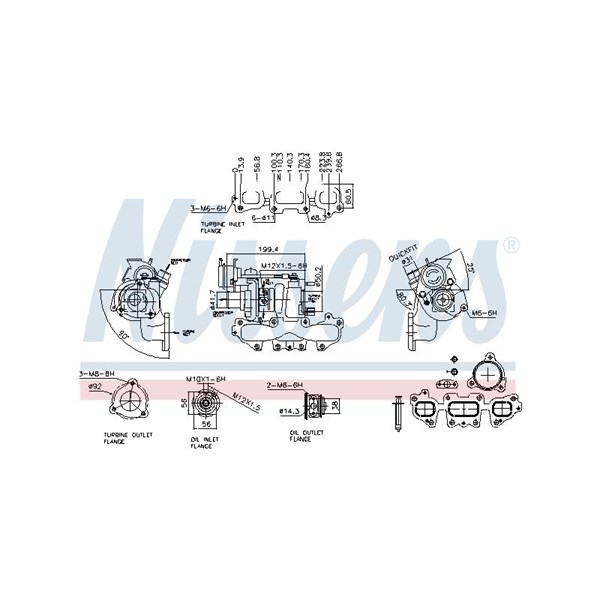 Turbo Nissens 93445 NISSENS