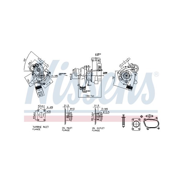 Turbo Nissens 93475 NISSENS Turbo Nissens 93475 NISSENS