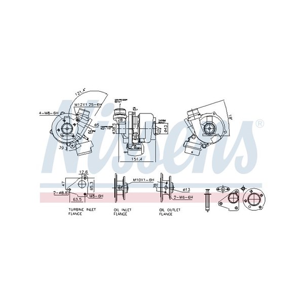 Turbo Nissens 93478 NISSENS