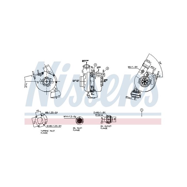 Turbo Nissens 93483 NISSENS
