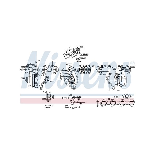 Turbo Nissens 93487 NISSENS Turbo Nissens 93487 NISSENS