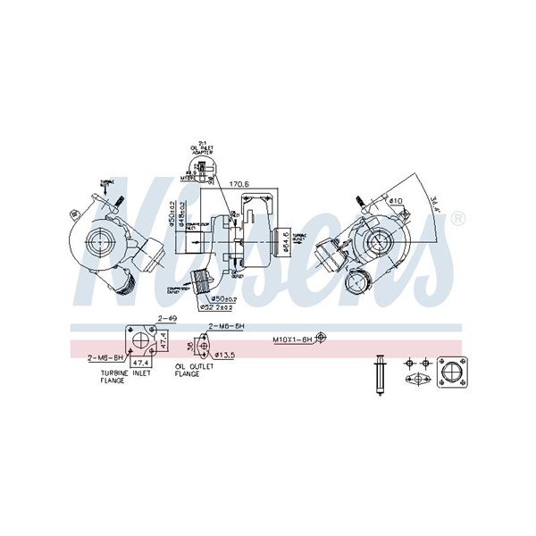 Turbo Nissens 93491 NISSENS