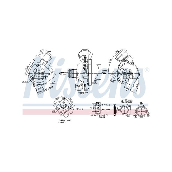 Turbo Nissens 93497 NISSENS