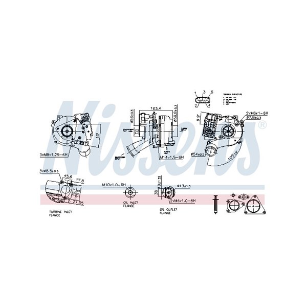 Turbo Nissens 93501 NISSENS