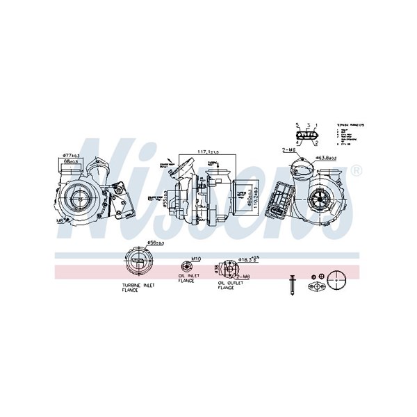 Turbo Nissens 93503 NISSENS Turbo Nissens 93503 NISSENS