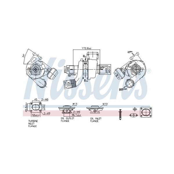 Turbo Nissens 93522 NISSENS