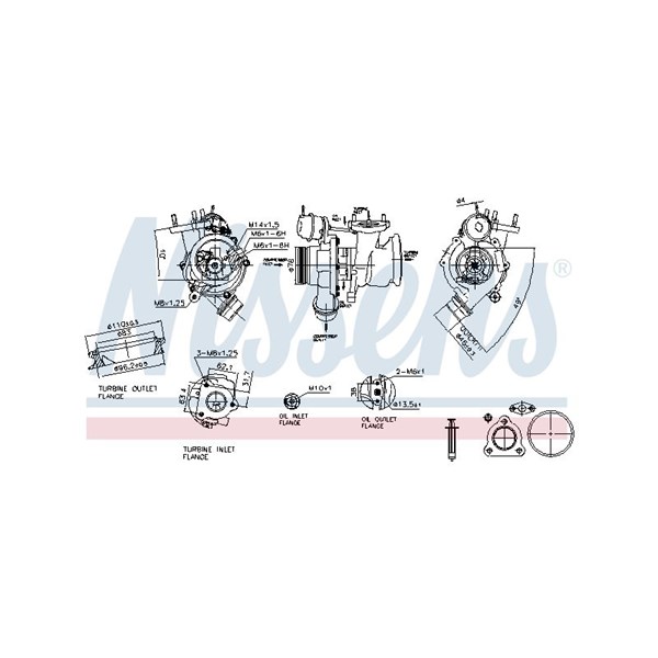 Turbo Nissens 93526 NISSENS