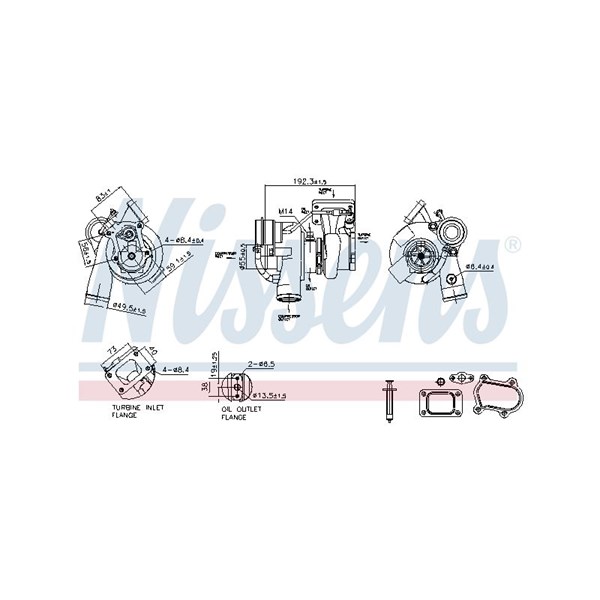 Turbo Nissens 93528 NISSENS