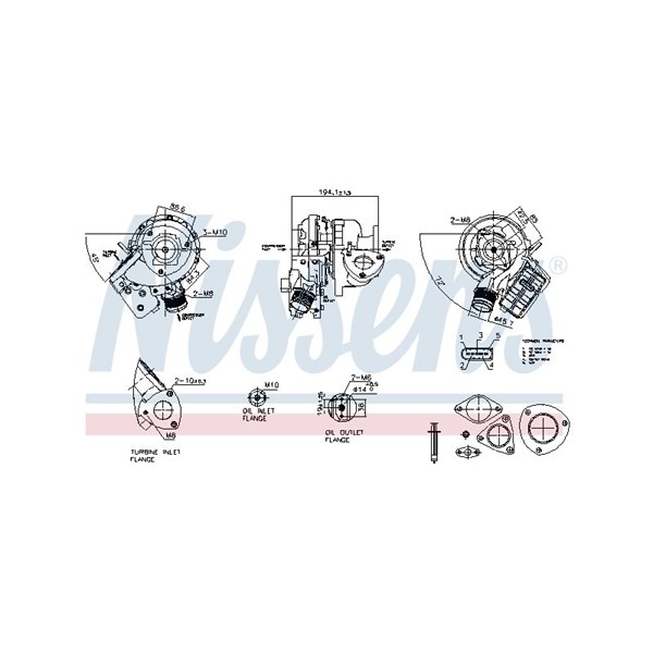 Turbo Nissens 93533 NISSENS Turbo Nissens 93533 NISSENS