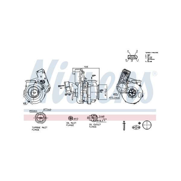 Turbo Nissens 93539 NISSENS